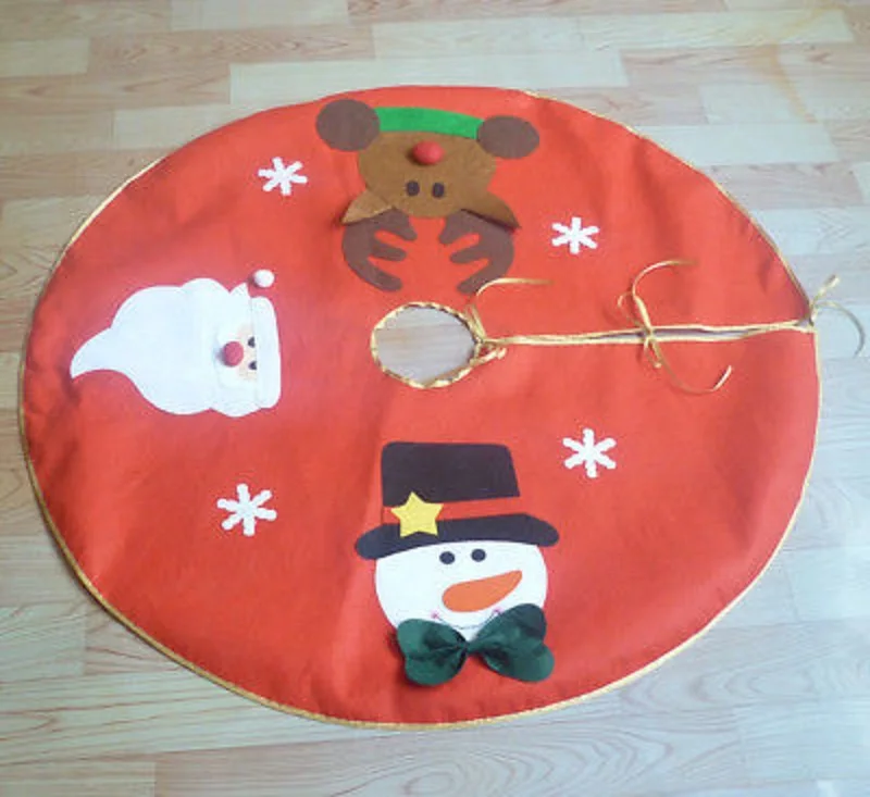 НОВАЯ РОЖДЕСТВЕНСКАЯ круглая юбка с изображением дерева украшения для