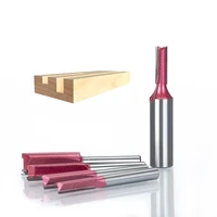 huhao 1pcs 14 12shank industrial grade straight bit woodworking tools router bit for wood tungsten endmill milling cutter