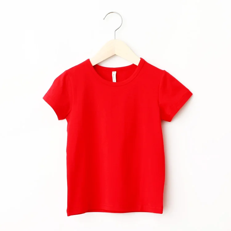 short sleeve 2 Осень новая коллекция хлопок детские футболки конфетный цвет длинный рукав детские футболки футболки на девочек и мальчиков футболки детские пуловеры футболки одежда на мальчиков и девочек - Цвет: short sleeve 2