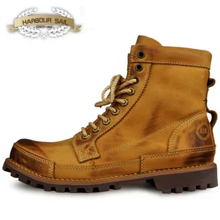 OTTO 2017 подлинная кожа коровы мартин сапоги высокий верх ботильоны на открытом