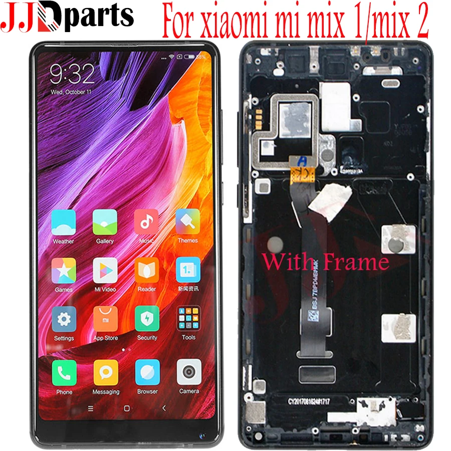 Для Xiaomi mi Mix 2 ЖК-дисплей сенсорный экран дигитайзер Assmebly mi x 2 экран с рамкой дисплей Xiaomi mi x ЖК-экран
