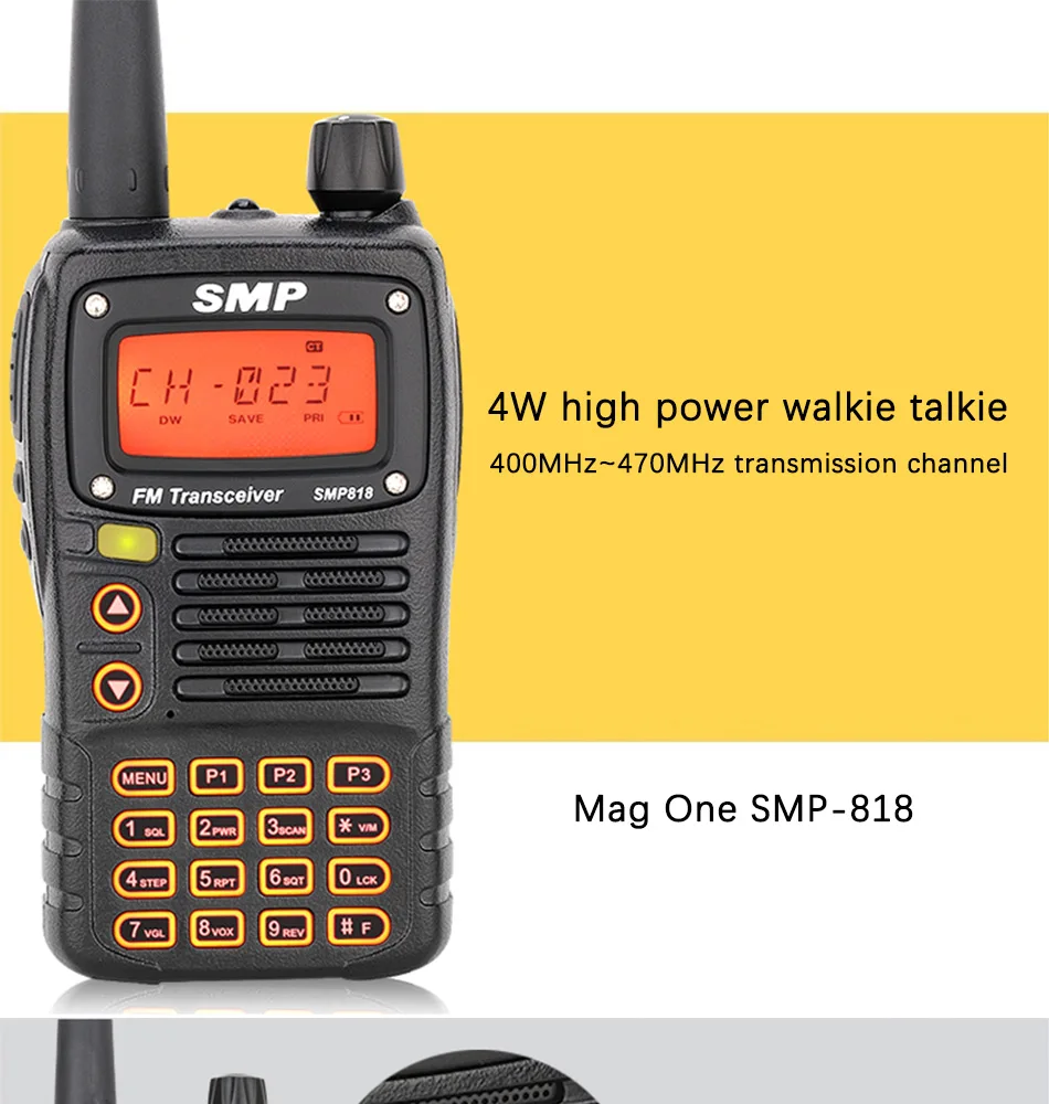 Подходит для Motorola Walkie Talkie SMP818 Civil 10 км рука высокой мощности отель мини двухстороннее радио портативный кв трансивер