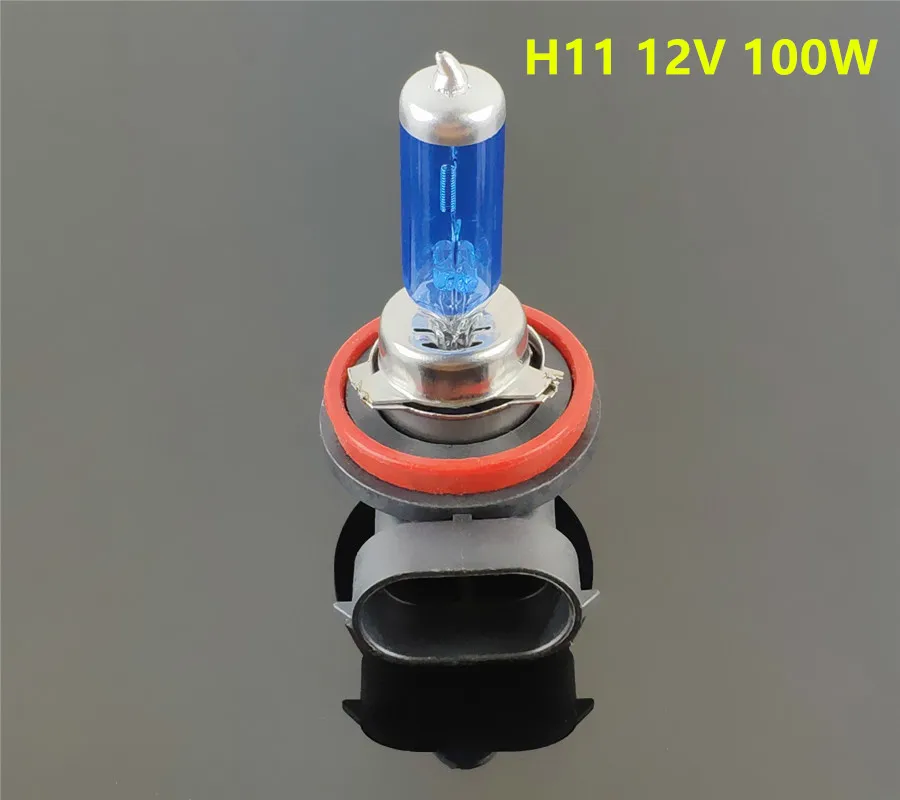 Галогеновые лампы для автомобильных фар 2 шт. H7 100 Вт H1 H3 H4 H11 9005 HB3 9006 HB4 суперяркие