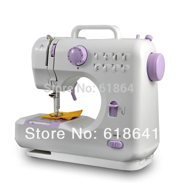 Hot Selling Electric Household Mini Sewing Machine Dual Speed with Power Supply Small Domestic DIY Sartorially 8 Stitches | Дом и сад