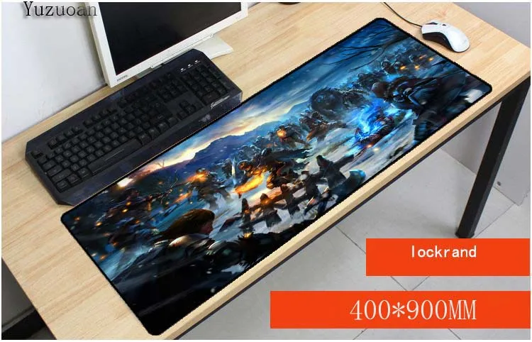 Yuzuoan бесплатная доставка большой коврик для мыши игровой геймер ноутбука |