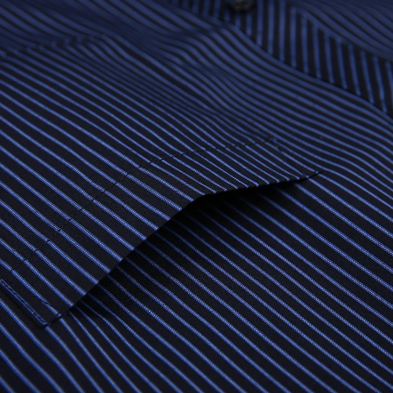 Мужская хлопковая рубашка с длинным рукавом в полоску|men brand dress shirt|mens shirtsmen shirt |