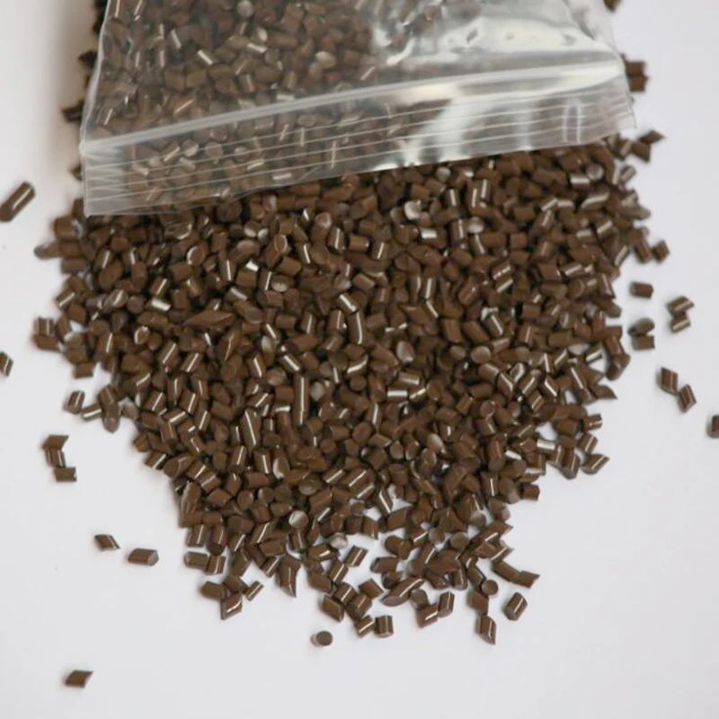 ITALY  GLUE BEADS 100g Keratin Glue Granules Beads Grains Hair Extensions Brown  color hair glue beads