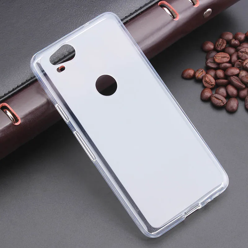 Серый гелевый ТПУ тонкий мягкий Противоскользящий чехол для Google Pixel 2 5 0 дюймов