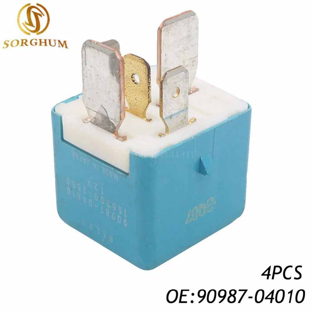 4 шт. 90987 04010 для Toyota Lexus вентилятор двигателя реле 156700 2550|relay toyota|toyota relayrelay |