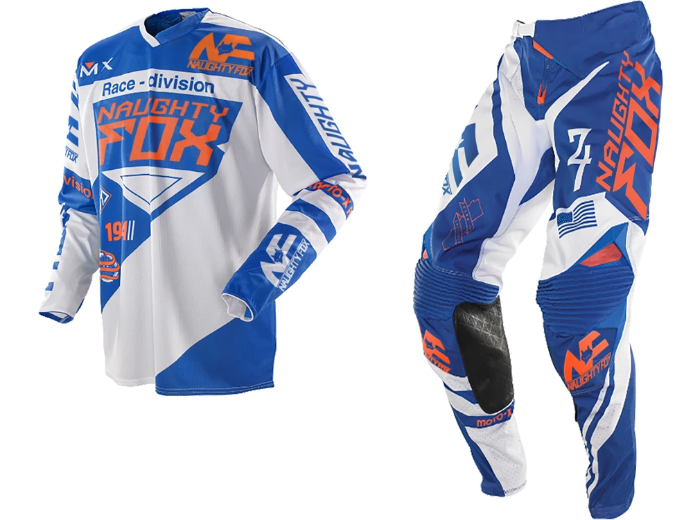 NAUGHTY Fox 360 MX набор передач для мотокросса ATV Dirt Bike Off-Road Racing gear Pant& Jersey Combo зеленый/серый