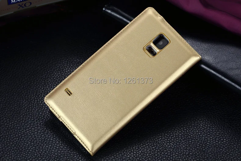 IC чип чехол s для samsung Galaxy S5 SV i9600 9600 Авто спящий чехол Корпус батареи чехол умный вид Окно Флип кожаный чехол