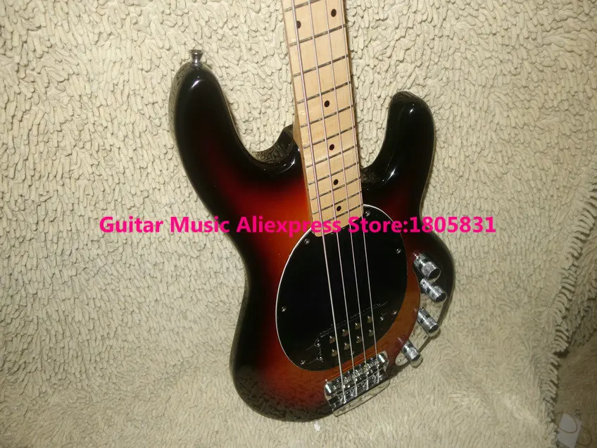 Новое поступление 4 струны электрическая басовая гитара кленовый гриф OEM гитары