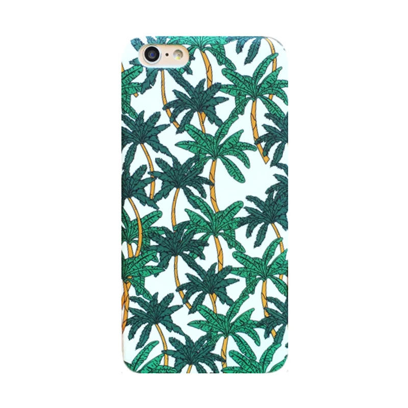 2016 Fashon лес на море пляж hemppalm пейзаж green tree мягкие tpu case обложка Для Iphone6 6 s 4.7 дюймов/6