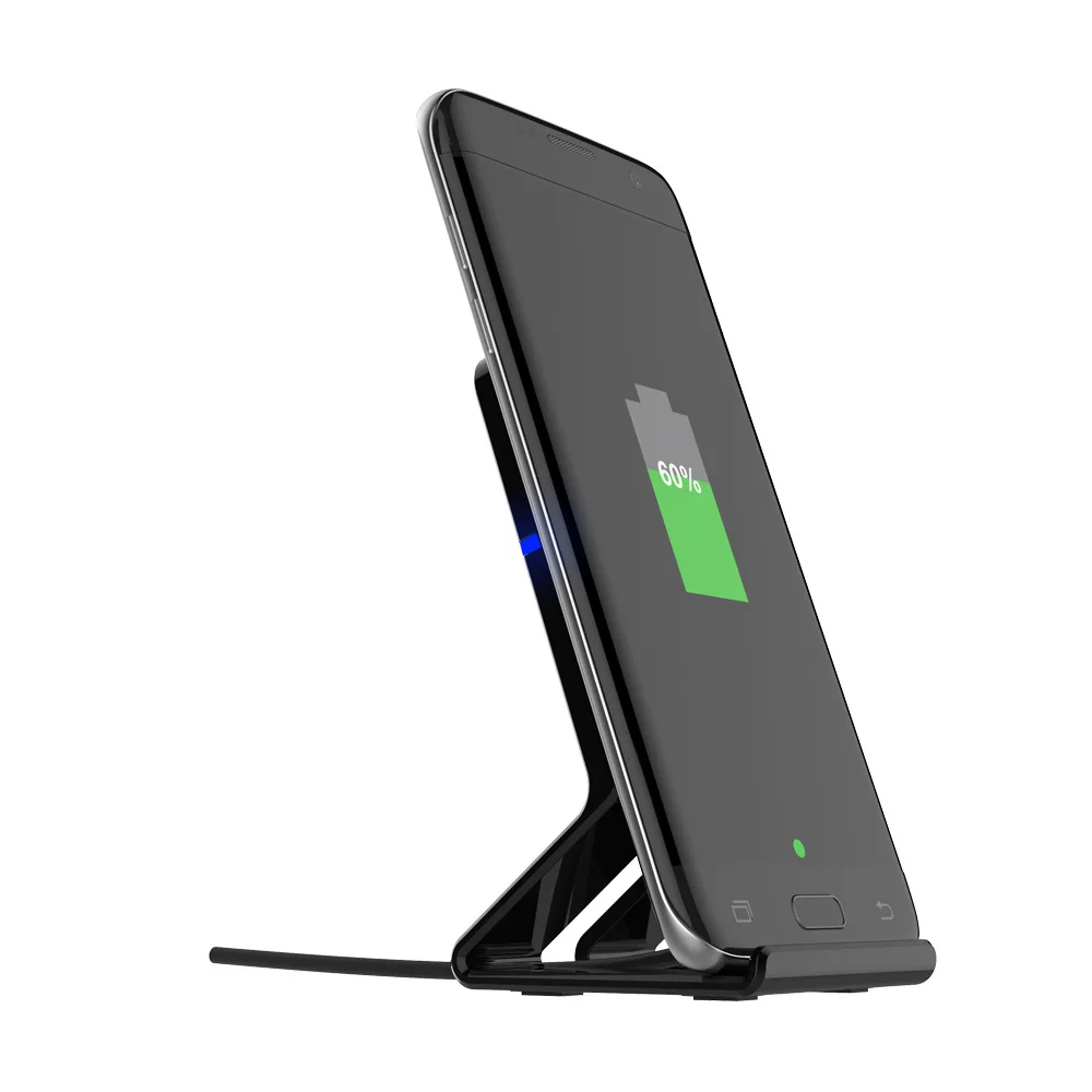 [Qi Беспроводное зарядное устройство 10 Вт] 5 В 2A Смарт USB быстрая зарядка док