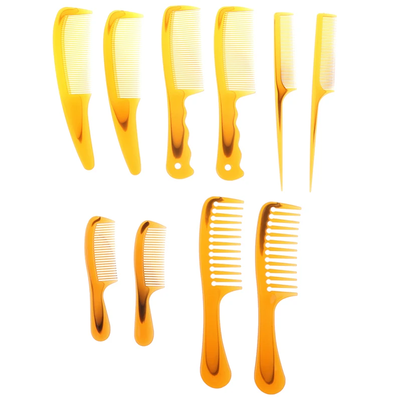 Health Care Beauty Tool 2pcs 20cm Professional Hair Comb No Static Wide Tooth | Красота и здоровье