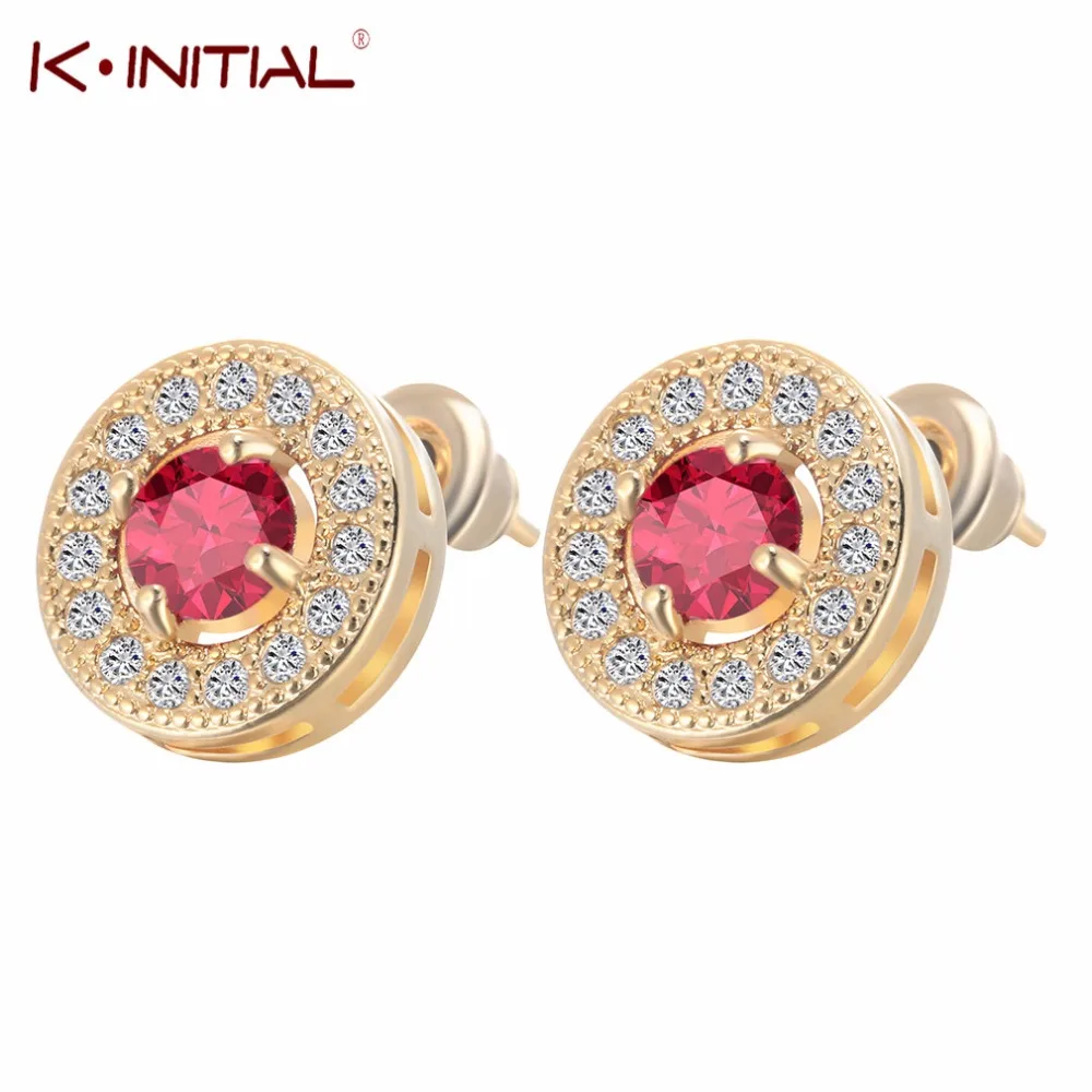 1 пара Новинка 2017 года Jewelry цвета: золотистый Серебристый покрытием большой