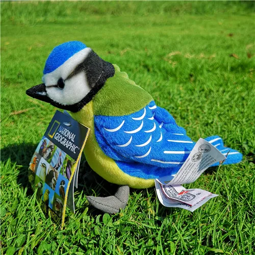 Blue Tit Плюшевый 5," Птичий Таннен мейз Холл бенмейз Блю синица бэйт бэйк пчел Пожиратель и точечный брезент парротбилл игрушки - Цвет: Blue Tit