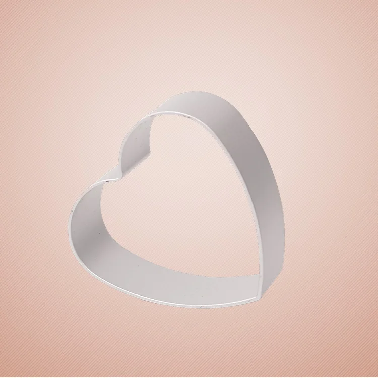 BAKEST 10 шт./лот маленький размер алюминиевый сплав форма для печенья в форме сердца