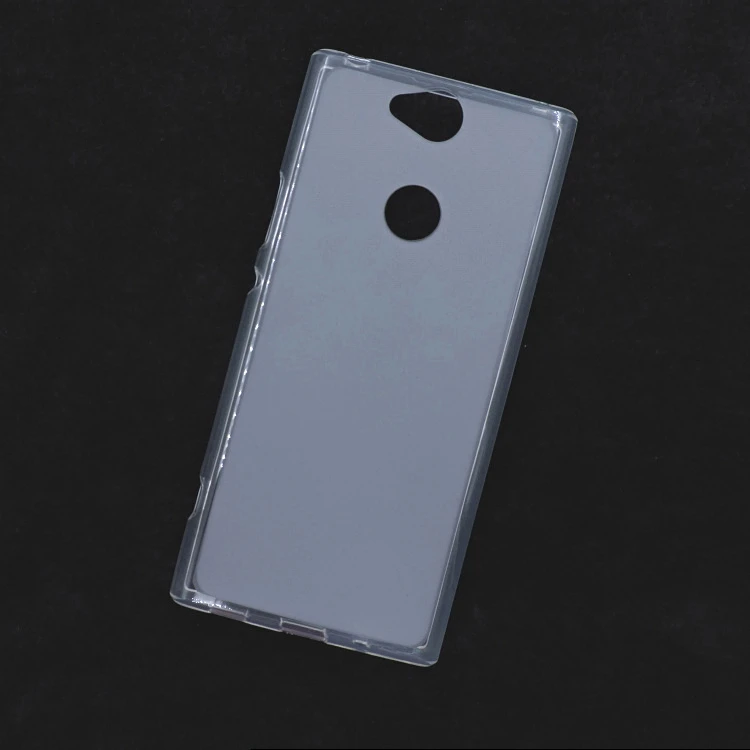 Однотонный Противоскользящий чехол из ТПУ для Sony Xperia XA2 Plus Защитная мягкая задняя