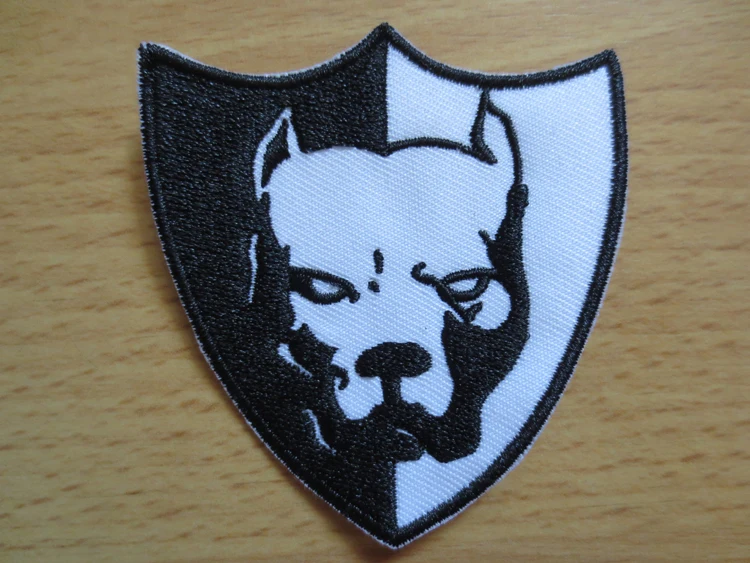 Изысканные нашивки с вышивкой для головы маленькой собаки высококачественные