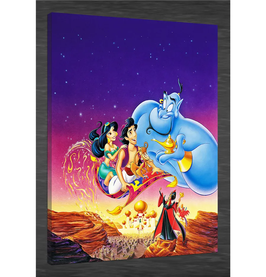 

Детские сказочные персонажи из мультфильма «сказки», Картина на холсте для гостиной, домашний декор, Современная роспись, искусство, картин...