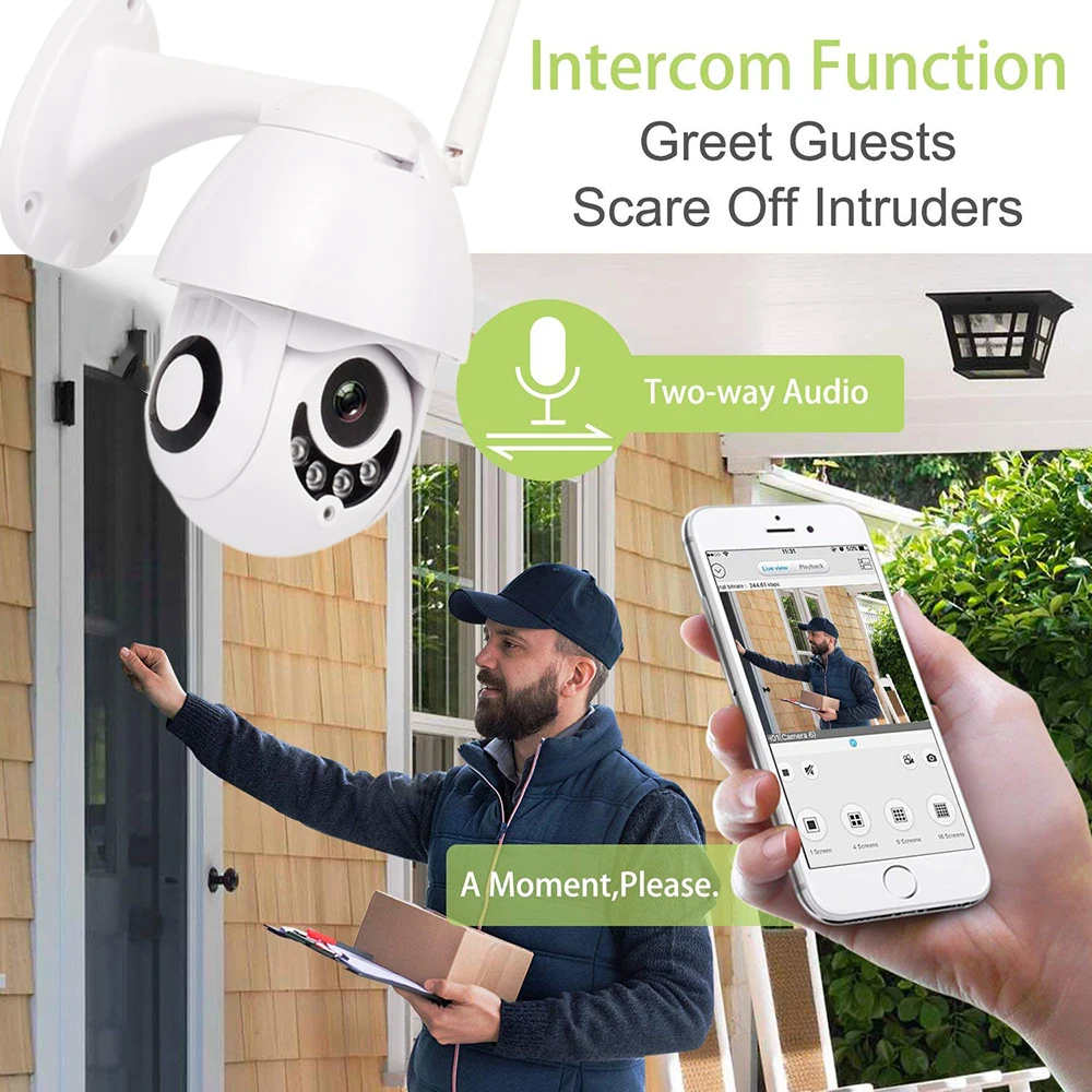 Уличная Водонепроницаемая камера видеонаблюдения с поддержкой Wi Fi 1080P|Камеры
