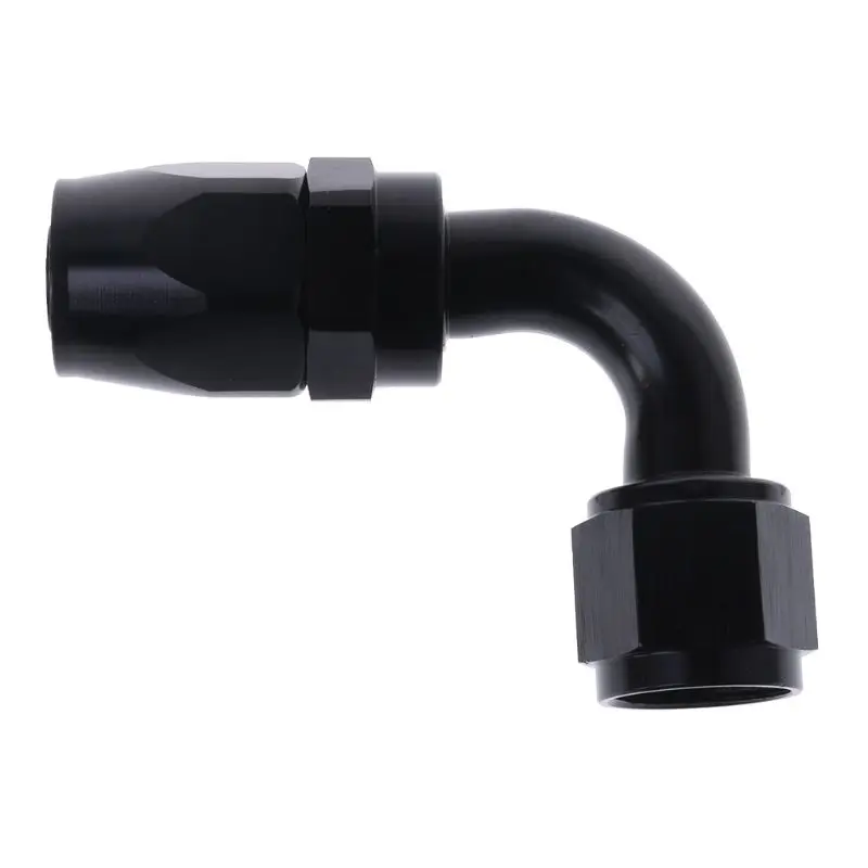 Universal AN10 Straight 45 90 180 Degree Oil Fuel Swivel Hose End Aluminum Alloy Fitting Adaptor Black | Автомобили и мотоциклы