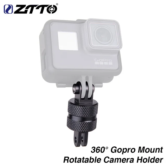 360 руль велосипеда вращающийся Gopro Крепление высокопрочного Велосипеды Камера адаптер держатель для garmin шлем yi virb MTB Дорога велосипед спидометр для велосипеда