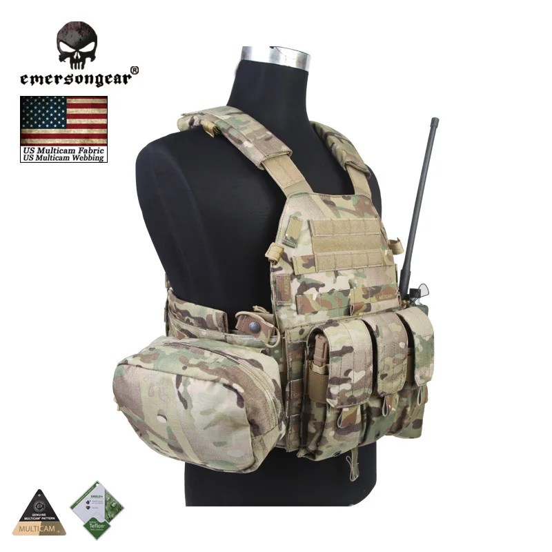Emerson gear LBT6094A стильный тактический жилет с 3 карманами Охота страйкбол военная