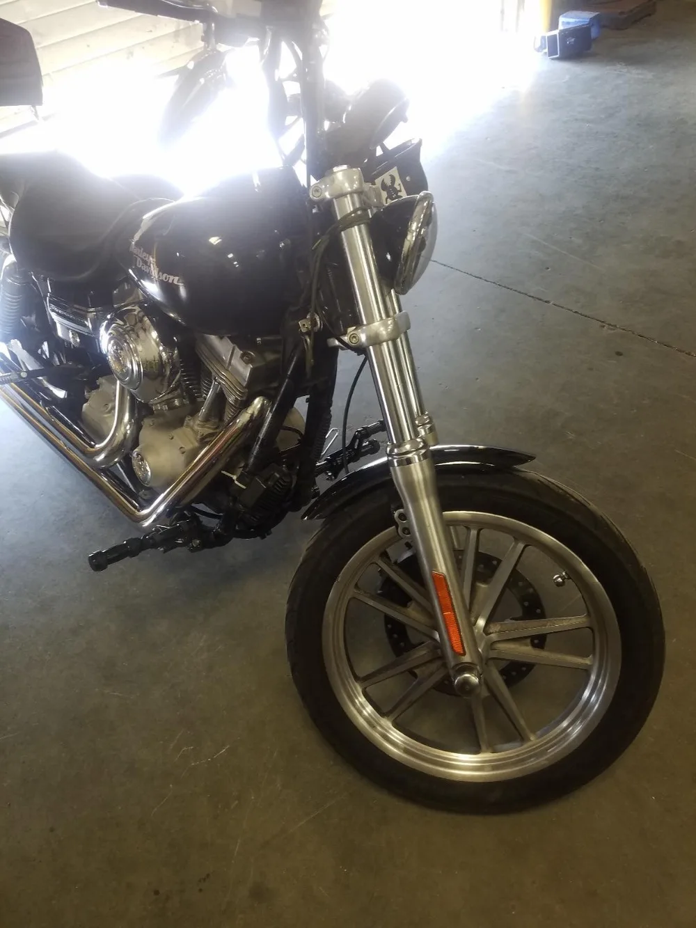 BIKINGBOY CNC Заготовка алюминиевые передние управление подножки для LOW RIDER FXDL 00 16 STREET BOB