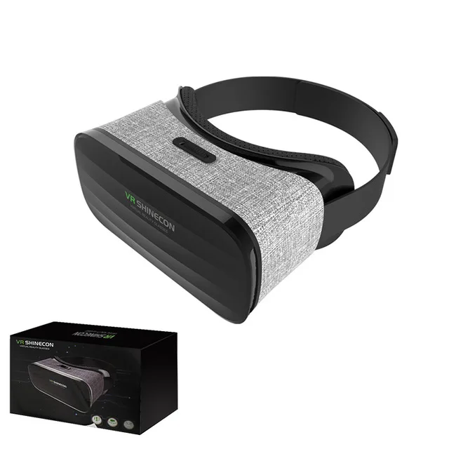Only VR VR Shinecon Y005 3D очки виртуальной реальности с эффектом погружения картонные VR для 4,3-6,0 дюймового смартфона+ контроллер - Цвет: Only VR