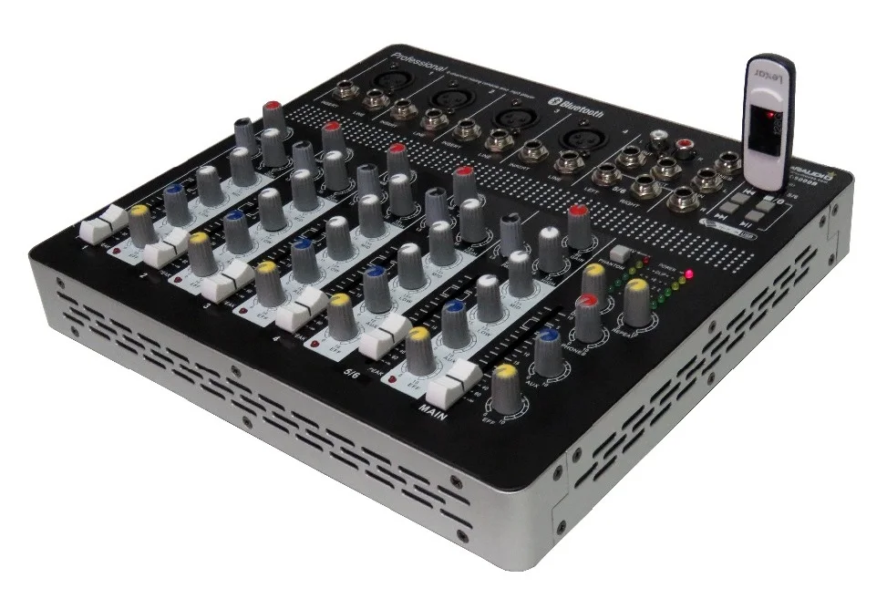 STARAUDIO Профессиональный DJ сценический клуб аудио 6 канальный USB Mp3 Bluetooth миксер SMX