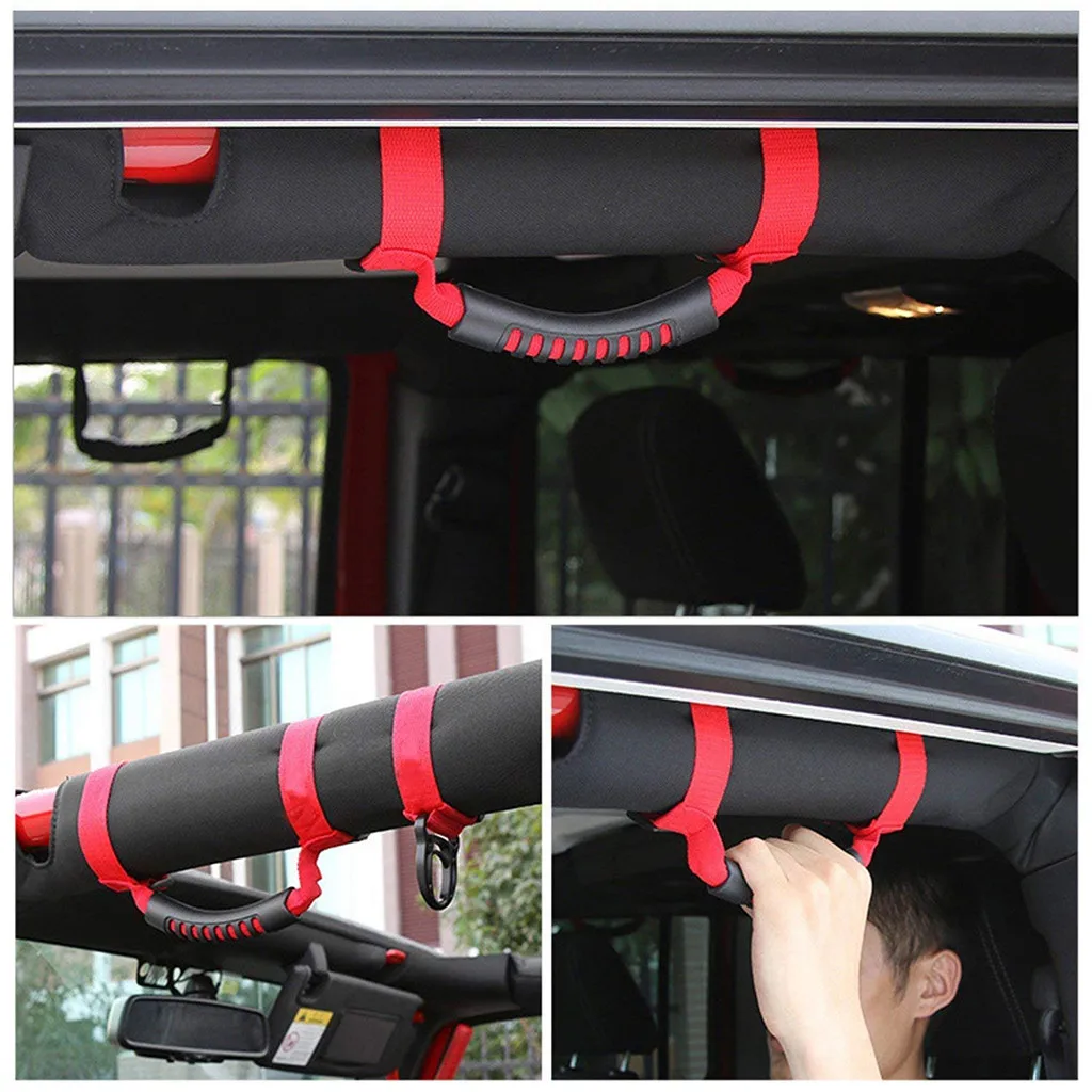 2X Универсальные рулонные барные клетки, поручень для UTV Jeep Wrangler YJ TJ JK JKU 22x2,5x2,5 см,, Прямая поставка