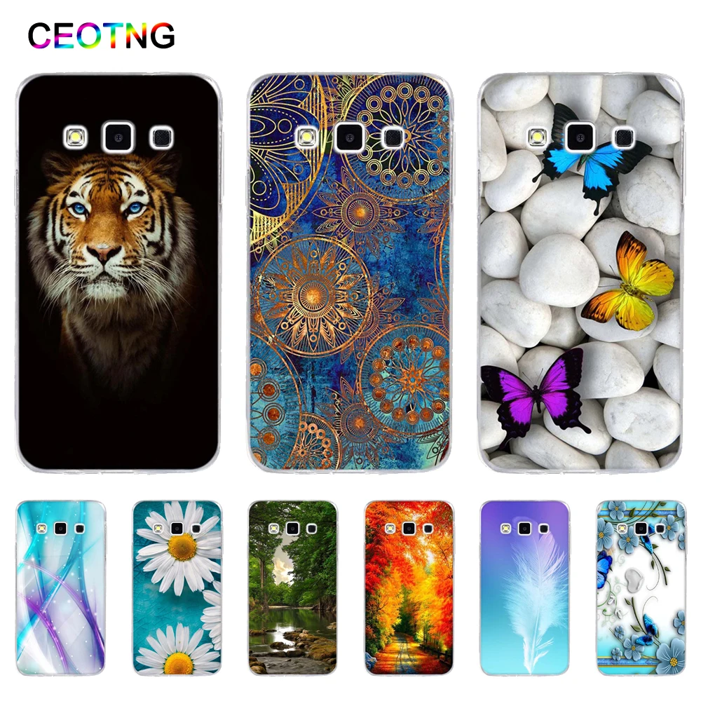 TPU чехол для Samsung Galaxy A3 2015 A300 силиконовый A 3 a300f с нарисованными ракушками|cover for samsung