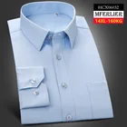 Рубашка мужская с длинным рукавом, хлопок, деловая офисная формальная блузка, большие размеры 8XL 10XL 9XL, 12XL 14XL, весна-осень