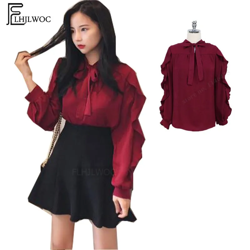 Осенние базовые рубашки блузки женский топ в японском и корейском стиле преппи с