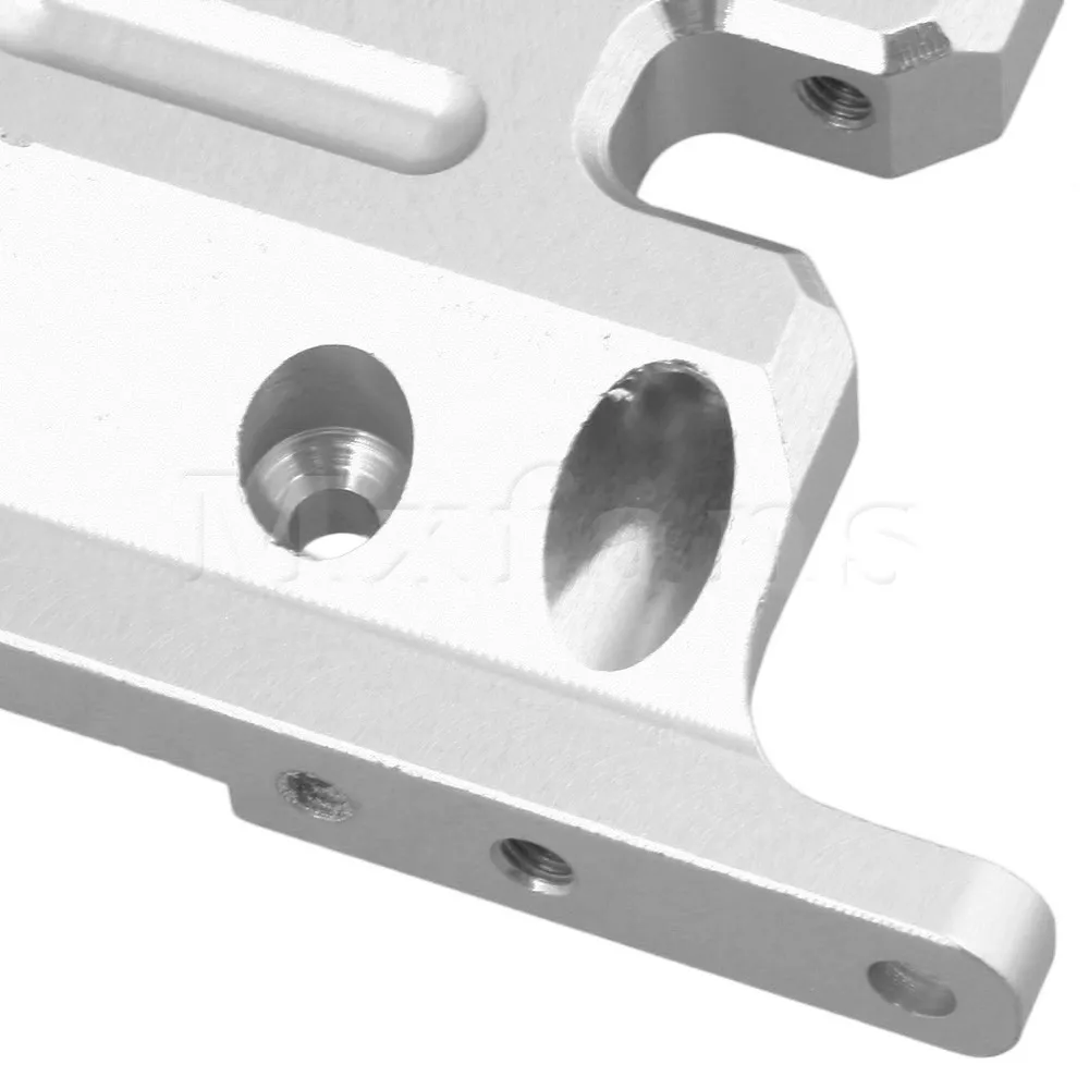 Silver Alloy Center Transmission Plate Replacement for AXIAL SCX10 4WD RC1:10 | Parts &amp Accs