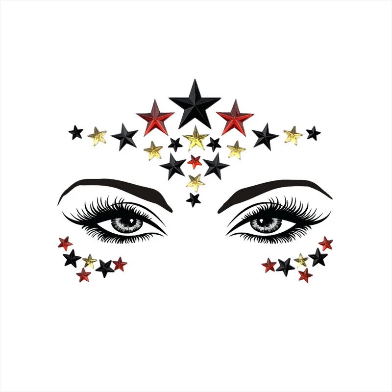 Акриловая смоляная наклейка для дрели Bindi ручная работа Богемия этнический стиль