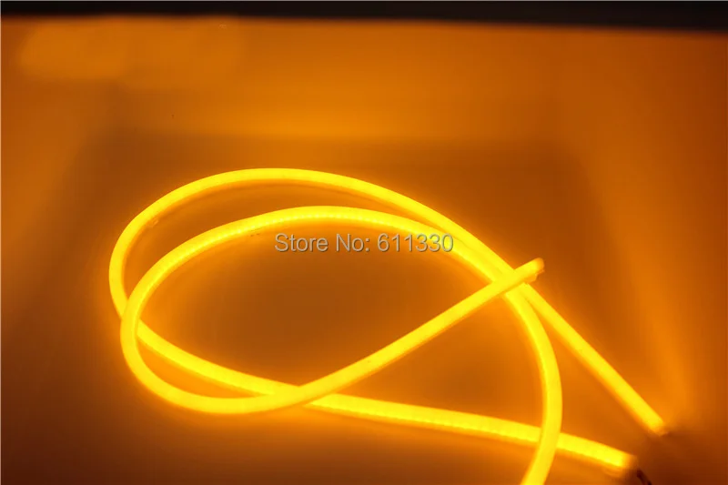 10X60 см DRL гибкий светодиодный Ангел глаз Габаритные огни автомобиля