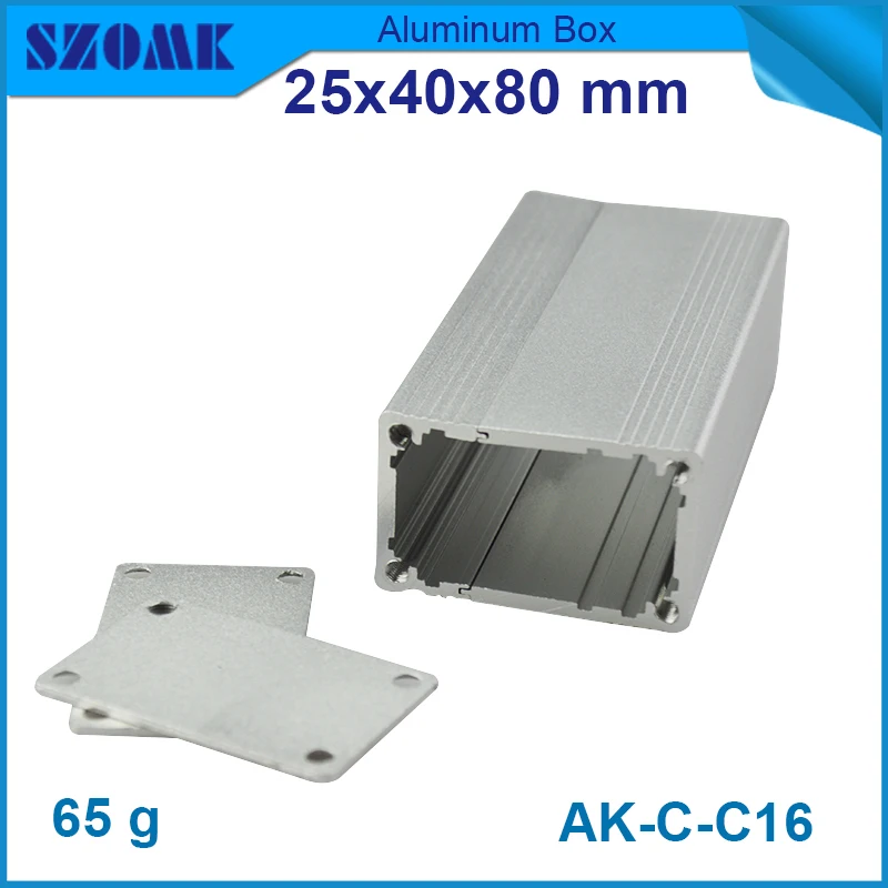 1 piece diy box power supply enclosure in aluminium material electronics 20.4x36.6 mm | Обустройство дома