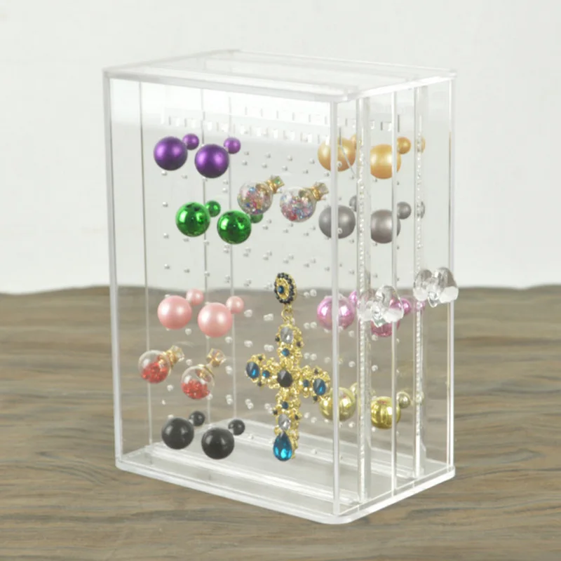 New Acrylic Drawer Design Jewelry Box High Quality Earring Necklace Storage Organizer Pendant Locket Jewellery Stand Case Clear