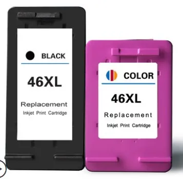 Hisaint 2 упаковки совместимый с HP 46 чернильный картридж для Deskjet 20hc 2520HC 2025HC струйный