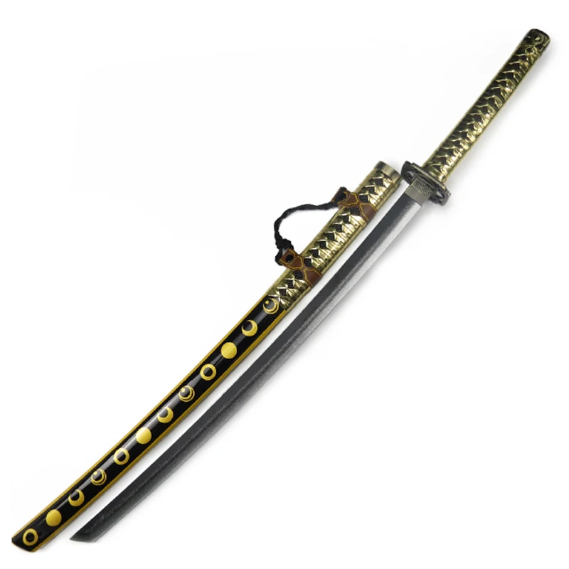 Онлайн-игра Touken Ranbu Mikazuki Munechika Косплей деревянный меч персонаж игры Косплей Катана самурайский меч подарок на Хэллоуин - Цвет: original 104cm