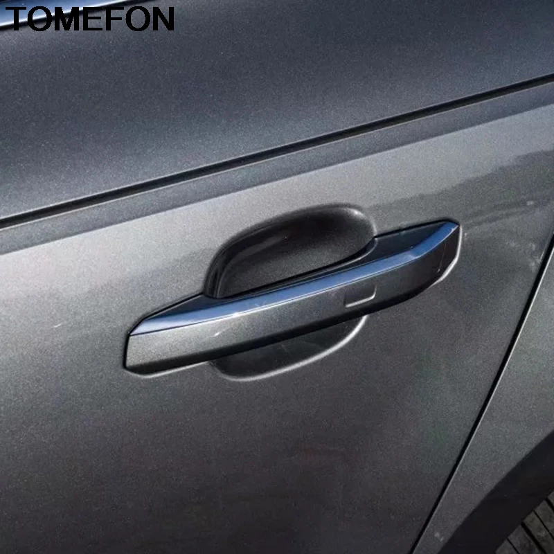 TOMEFON для Audi A4 S4 RS4 B9 A5 S5 RS5 2017 Q5 FY 2018 2019 боковая дверная ручка рамка Крышка отделка