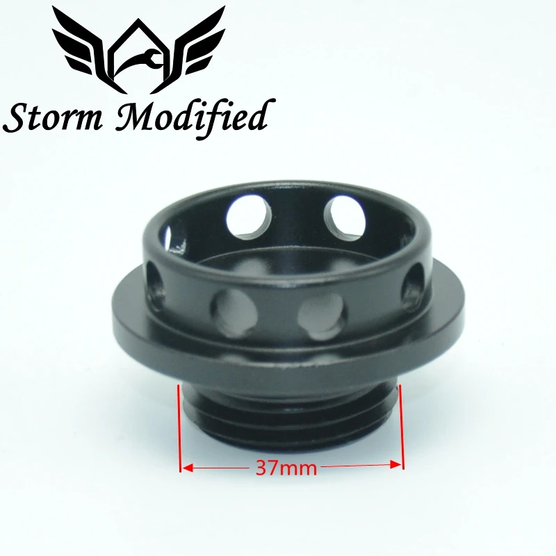 Black Aluminum Engine Oil Fuel Filter Tank Cap Cover | Covers