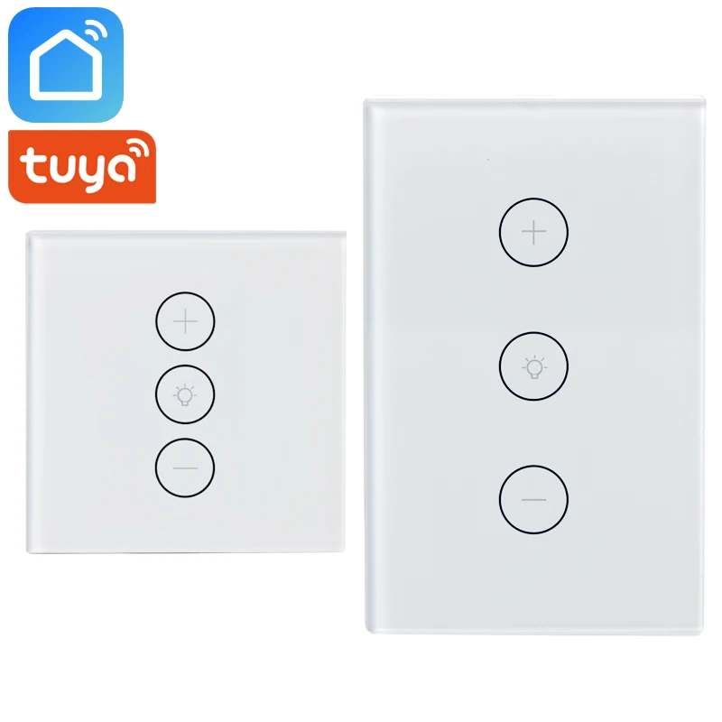 Tuya Smart Life App беспроводной Wifi умный диммер настенный светильник Переключатель ЕС США 220 В работает с Alexa Google Home IFTTT