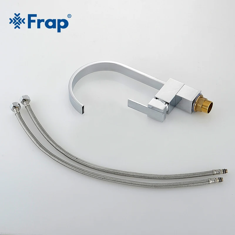 Frap 1 комплект, Новое поступление, смеситель для кухни, смеситель для холодной и горячей кухни, кран для воды на одно отверстие, латунный Смеситель для кухонной мойки Y40028