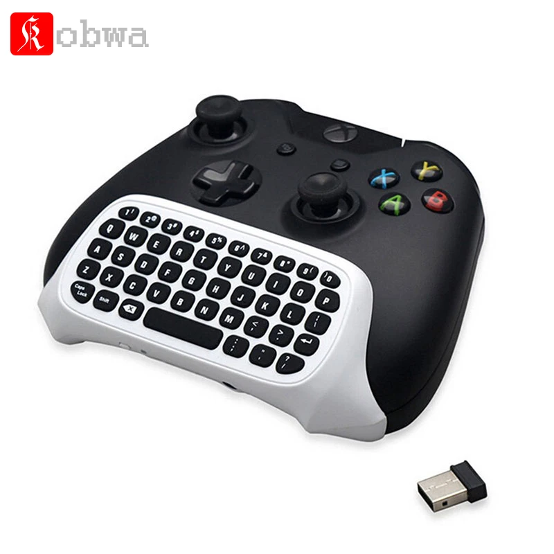 Kobwa 2 4G мини беспроводной геймпад клавиатура для Microsoft Xbox One S управление сообщение