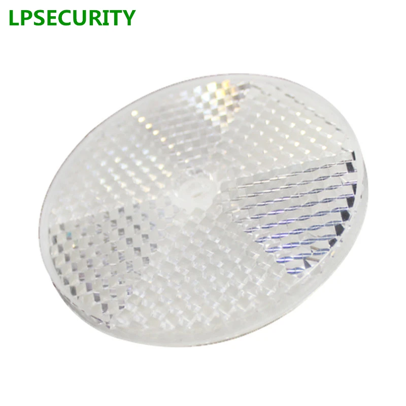 Светоотражающий фотоэлектрический датчик приближения LPSECURITY, панель/датчик луч фотоэлемента, Круглый отражатель диаметром 84 мм