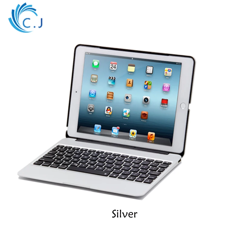 Металлический Чехол книжка с Bluetooth клавиатурой для планшета iPad pro 9 7 air2 чехлом +